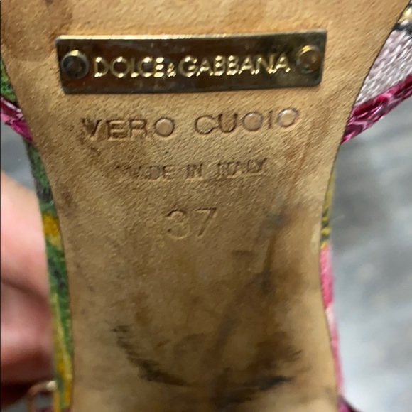 Dolce and Gabbana Floral heels - Picture 12 of 12